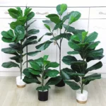 45-90cm Tropical Palm Tree Large Monstera Artificial Plants Large Coconut Tree With Foliage Wedding Home Garden Balcony Decor