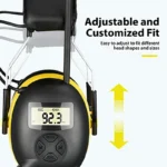 ARM NEXT Electronic Noise Reduction Earmuff Hearing Protector Headphone Digital AM/FM Radio Stereo Hearing Protection Ear Muffs