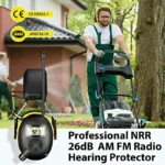 ARM NEXT Electronic Noise Reduction Earmuff Hearing Protector Headphone Digital AM/FM Radio Stereo Hearing Protection Ear Muffs