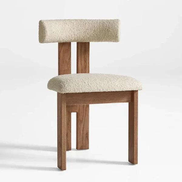 Vintage Designer Chairs High-end Solid Wood Home Dining Room Furniture Light Luxury Living Room Leisure Stools with Backrest