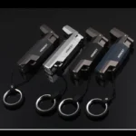 Windproof Portable Turbine Spray Gun Butane Lighter , Key Ring, Cigar Cigarette Accessories, Outdoor Gadgets, Men's Gift